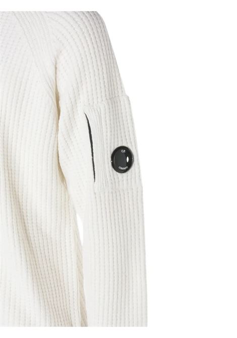 crewneck sweater man white C.P. COMPANY | 19CMKN023A-005558G103